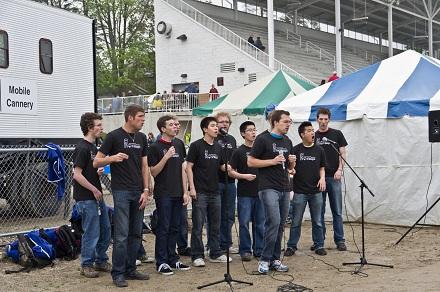The Water Boys perform