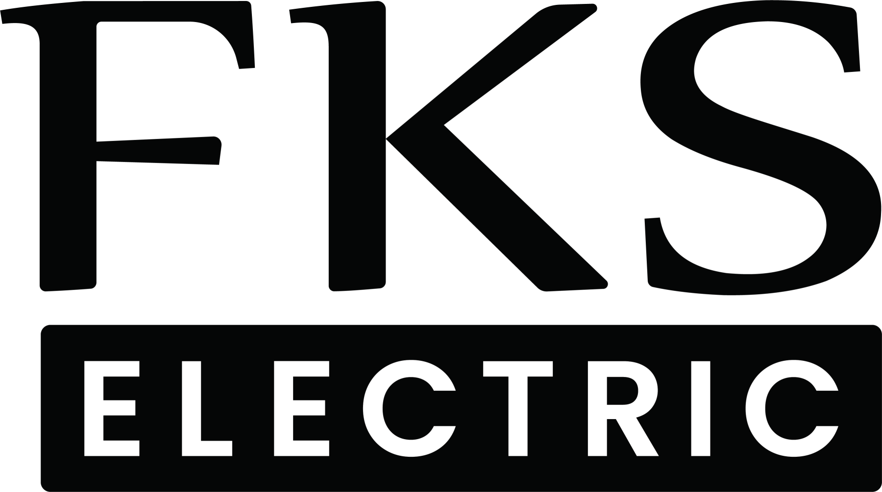FKS Electric logo in black