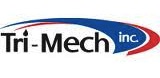 The words Tri-Mech Inc. with a blue and red arch over top.