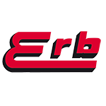 A red logo that says the word Erb.
